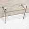 Fauceture Stainless Steel Console Sink Legs, Brushed Nickel VPB39178 - alternate 2